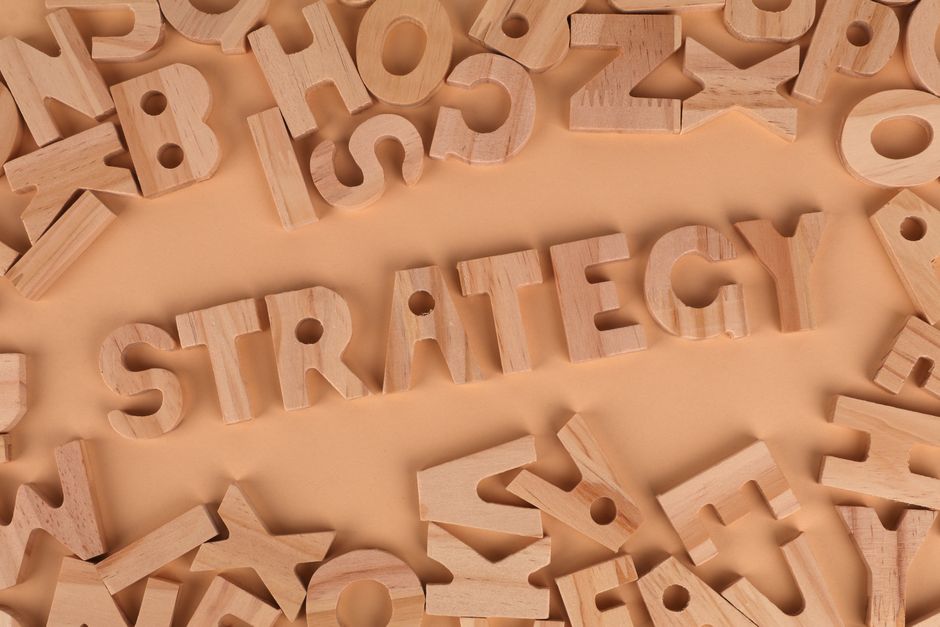 business strategy framework with three steps